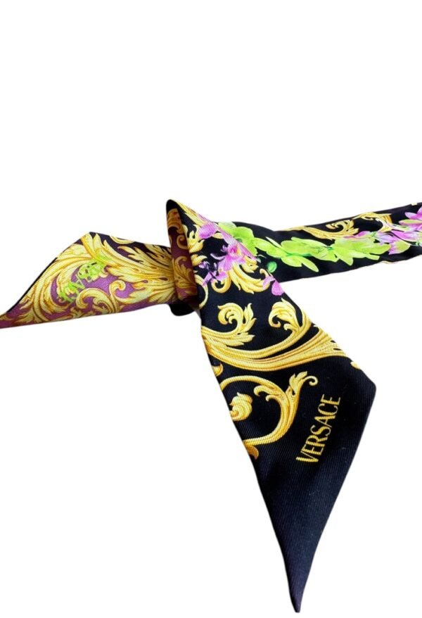 BANDANA MEDUSA ORCHID SILK - VERSACE - Image 7